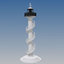 alprech Leuchtturm Architektur portel Calais Halotbuilding 3d print model - Mito3D