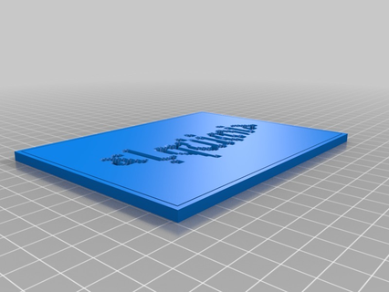 Alchimie angepasst 2d Kunst Lithophane 3d print model - Mito3D