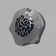 alteración de carbono la pila gadget columna vertebral serie cirtical alterada 3d print model - Mito3D