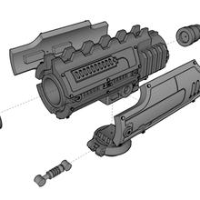 alternativa deformación misil mk ii adeptus titanicus saqueador titán juegos 3d print model - Mito3D