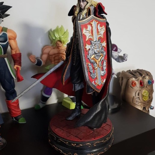 alucard castlevania dracula figure art castelvania 3D print model - Mito3D