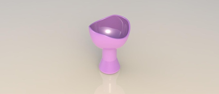 alum cup - massage grande massages large pencil capsule 3d print model - Mito3D