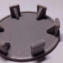 Aluminium Rad Center Startseite Mantel Werkzeug 3d print model - Mito3D