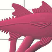 alvacora pesce fascino peso 92 gr oro 18k gioielleria 3d print model - Mito3D
