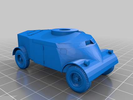 alvis Straussler ac2 Werkzeuge gepanzert Wagen großartig Großbritannien sgm 3d_printing 3d print model - Mito3D