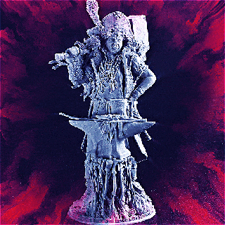 Alyssa gece ocağı usta demirci Sanat fantezi kadın kız insan Hanım korsan heykel Kadın karakter detay macera dnd heykelcik tüccar önceden desteklenen 3d print model - Mito3D