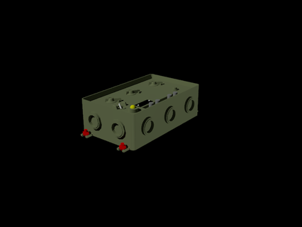 am-1780 vrc amplifier tank vehicle scale 1 35 modeling military radio armored 3d print model - Mito3D