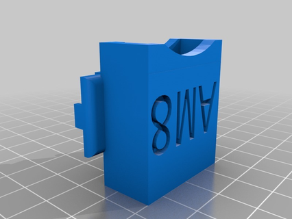am8 micro sd remixar cartão suporte 3d impressora acessórios 3d print model - Mito3D