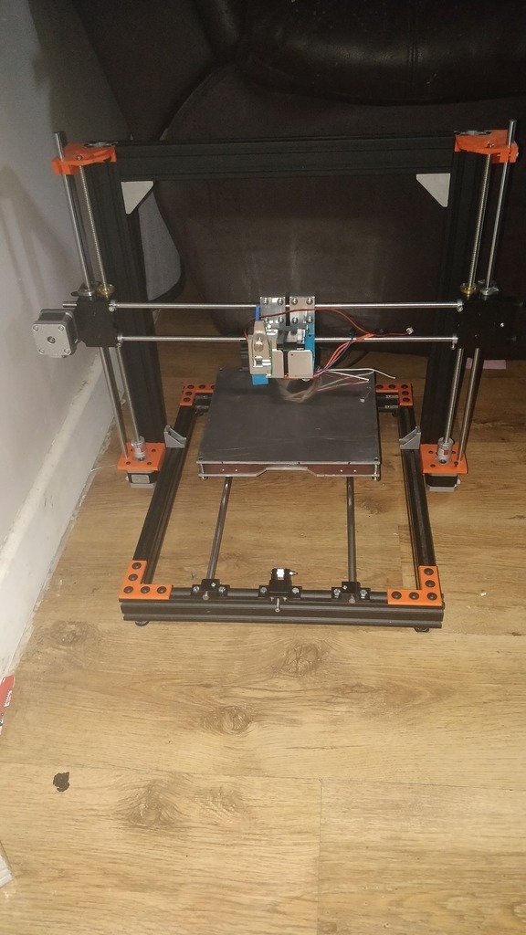 am8mu guía rail agrandamiento am8 estilo construir 3d impresoras potenciar lujo red i3 clon prusa rehacer 3D print model - Mito3D