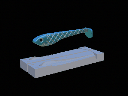 am yem balık 14cm toynak form yırtıcı Balık tutma gadget zander levrek sazan kedi balığı turna çipura bas cezbetmek heykel badana alabalık Tuna okyanus 3d print model - Mito3D
