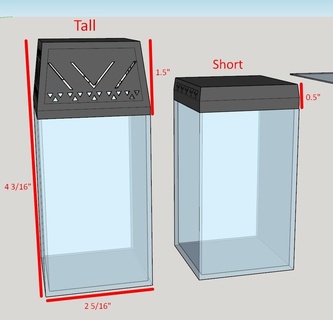 mirar caixa ventilado tampa pequeno passatempo faça recinto acrílico 3d impressão arquivos 3d print model - Mito3D