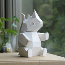 amao Kunst Tier rhinocros 3d print model - Mito3D