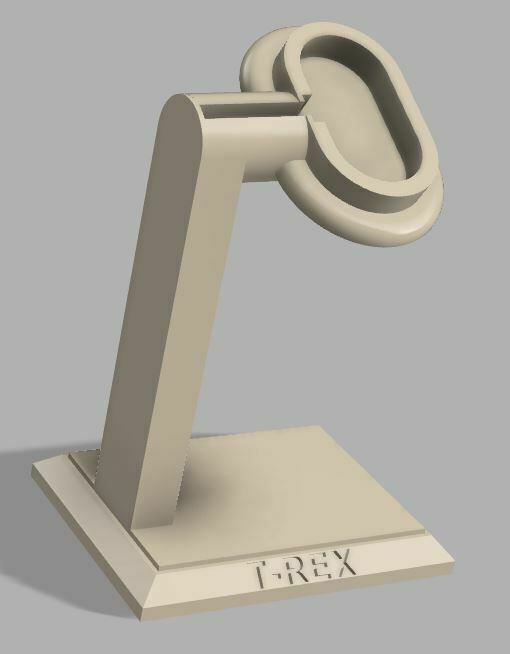 amazfit t rex cobrando ficar pé relógio inteligente suporte 3D print model - Mito3D