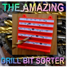 amazing drill bit sorter imperial fractional tool sort gauge fractions 3d print model - Mito3D