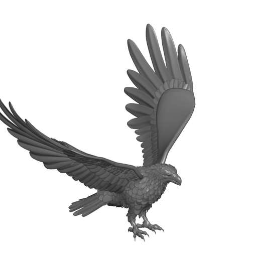 amazing eagle 3D print model - Mito3D