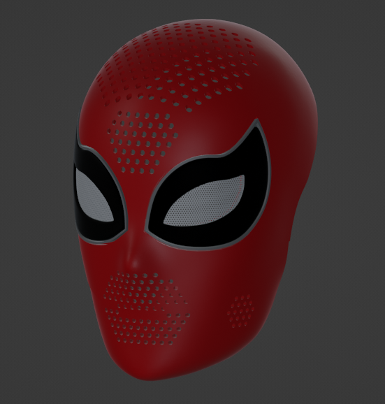 amazing fantasy 15 spider-man faceshell 3D print model - Mito3D