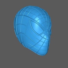 amazing spiderman 1 head andrew garfield 3d print model - Mito3D