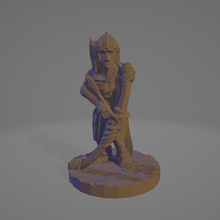 amazone archer soutiens nécessaire 28mm ancien grec romain hoplite femelle guerrier miniature theros dnd 3d print model - Mito3D