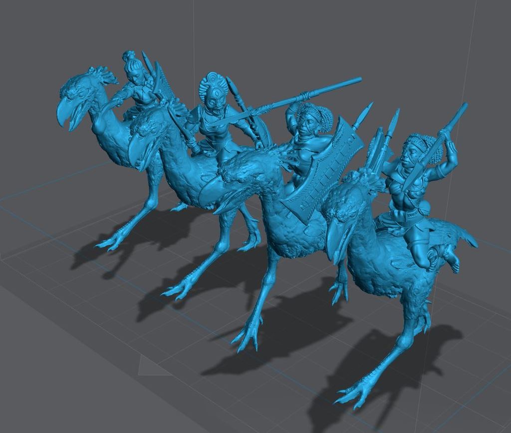 amazon cavalry bird 3d printing 3D print model - Mito3D