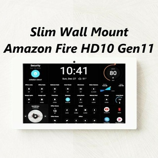 amazon fire hd10 gen 11 slim wall mount tablet galaxy usb c 90 3d print model - Mito3D