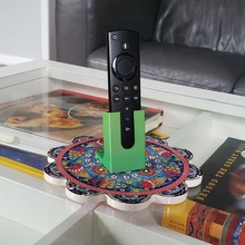 amazon fire stick tv remote holder home mount Halter firetv 3d print model - Mito3D