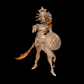 Amazonas Kriegskönigin urbosa Zelda Atem wild Königin Gerudo Gerudos 3d print model - Mito3D