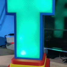 ambiente lámpara Facebook LED fosforoso joyería joya casa local Dedicación 3d print model - Mito3D