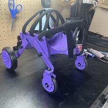 ambition original 3d imprimé chien fauteuil roulant 3d print model - Mito3D