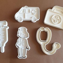 ambulance cookie cutter 3d print model - Mito3D