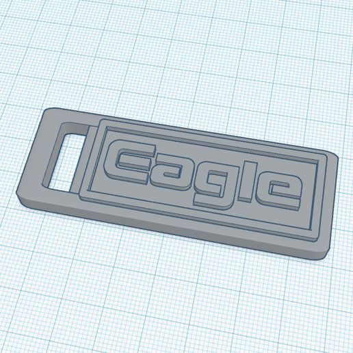 amc eagle keychain tool american motor corporation 3D print model - Mito3D