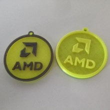 amd keychain jewelry keychains 3d print model - Mito3D