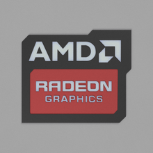 amd radeon-logo home logo 3d print model - Mito3D