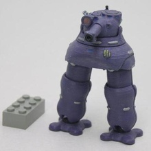 amelix tankoped Spiel der Miniatur bot mecha Roboter 3d print model - Mito3D