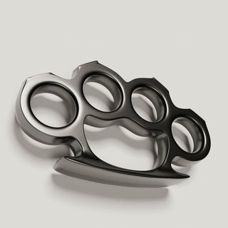 americano punho chave anel gadget decoração 3d print model - Mito3D