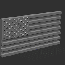 american flag trump us flags 3d print model - Mito3D