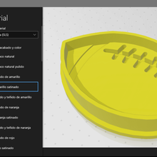 football americano palla cookie - pl tzchen casa 3d print model - Mito3D