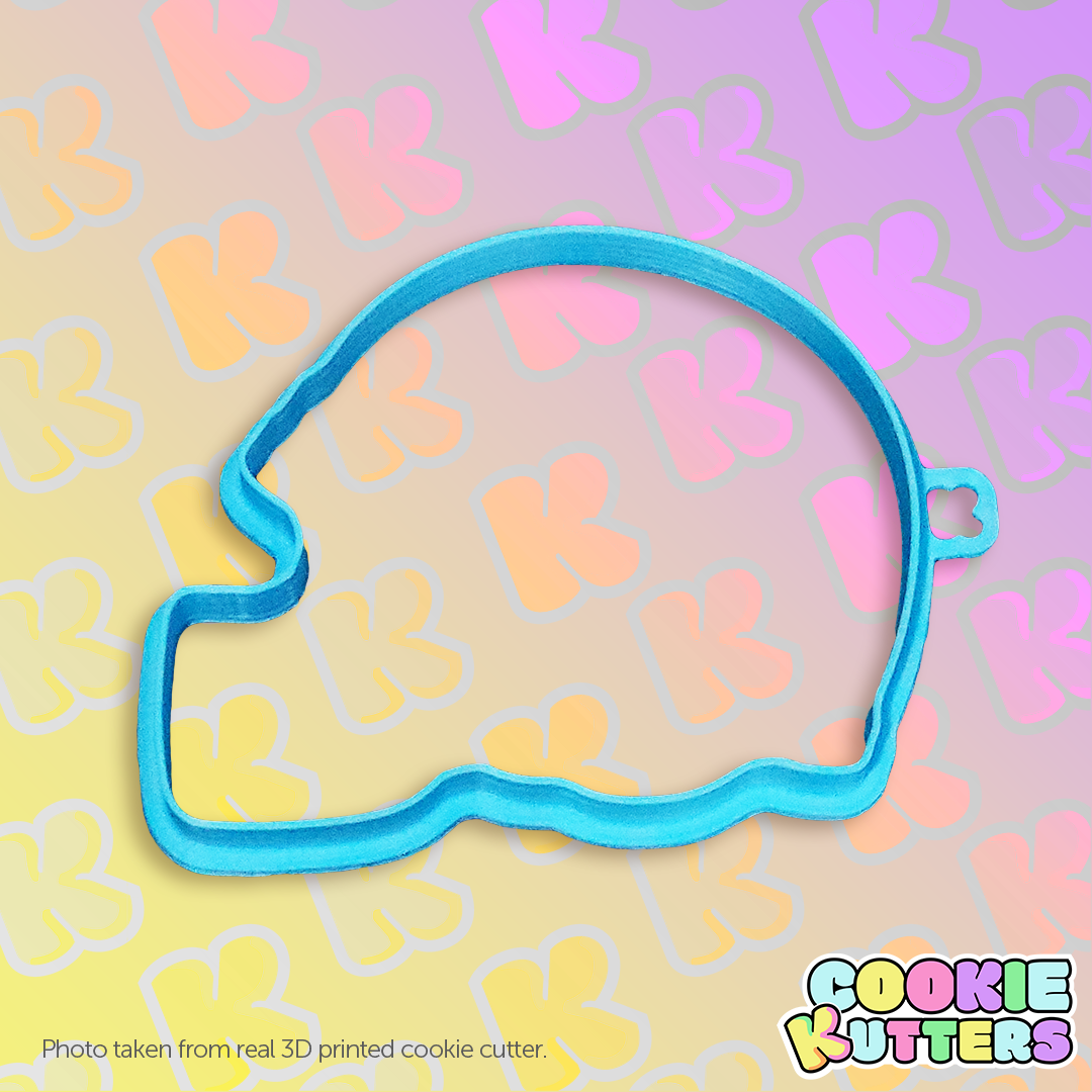 american football helmet cookie cutter mold silhouette kutters kitchen food recipe cookies 3d print contour 3D print model - Mito3D