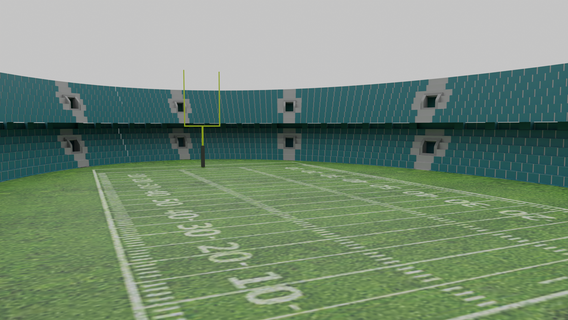 Amerikan Futbol stadyum 3d print model - Mito3D