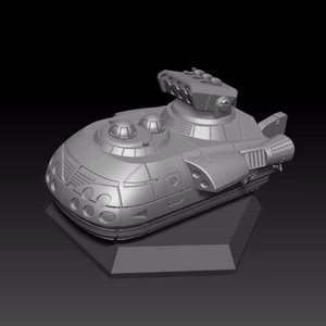 american mecha game large hover transport Game maxim battletech vehicle 6mm battlefield support 3d print model - Mito3D