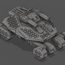 amerikanisch Mecha kulshedra Stealth Panzer 3d print model - Mito3D