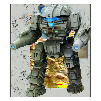 americano mecha lâmpada jogos homem rápido battletech mechwarrior mwo mw5 3d print model - Mito3D