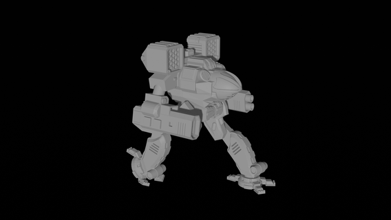 american mecha mad cat iii variant 3 Game american mecha fightmech battlemech battle mech mech mecha 6mm fighttech  3d print model - Mito3D