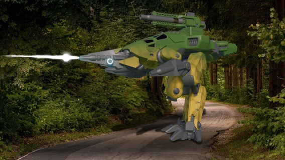 américain mecha mégalosaure Jeu moyen mech mech dinosaure 6mm véhicule arme militaire Jeux planche Jeux américain mecha 3d print model - Mito3D