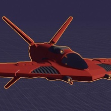 americano mecha spaceplane autunno supporti gioco aereo spazio aerospaziale combattente 6mm veicolo arma militare Giochi tavola 3d print model - Mito3D