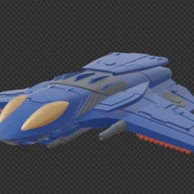 american mecha spaceplane thunderbird supports game plane space aerospace fighter 6mm vehicle weapon military games board 3d print model - Mito3D