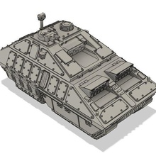 americano mecha tempestade fogo jogos tanque assalto míssil 6mm veículo arma militares borda 3d print model - Mito3D