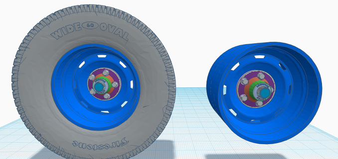 americano motores comício aros amc MPtors veículos 3d print model - Mito3D