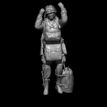 american paratrooper jumping soldier toys figure vietnam war wwii use military officer ukraine russia parachute 3d print model - Mito3D