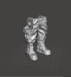 american paratrooper legs Game 3d print model - Mito3D