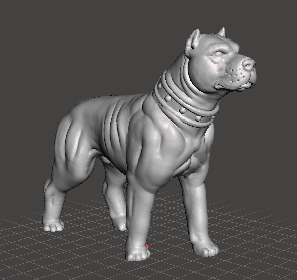 amerikanisch Pitbull Zahl Modell Tier Kreatur Tierwelt Figur Hund Liebhaber Aktion 375 Zoll hetzen Natur Ornament Doggo Hündchen Terrier Fantasie Spielzeug pvc Rollenspiel Kollektor Dungeons Drachen Miniatur Begleiter 3D print model - Mito3D